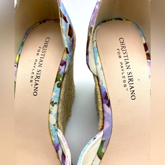 Christian Siriano Espadrille Wedge Sandals Size 8 NWOT - Picture 7 of 10